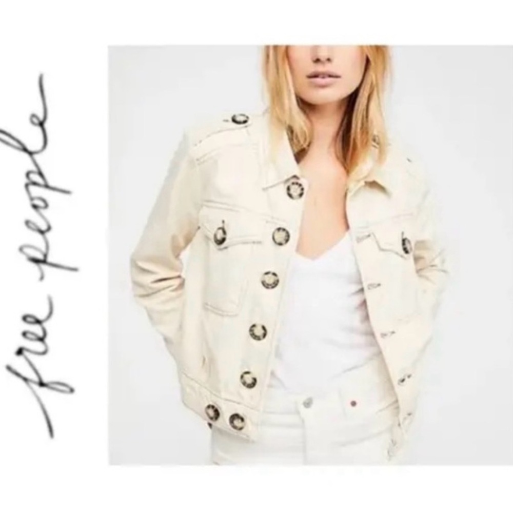 Free People Off-White Eisenhower Jacket sz S